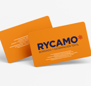 Tarjeta PVC personalizada con logotipo impreso