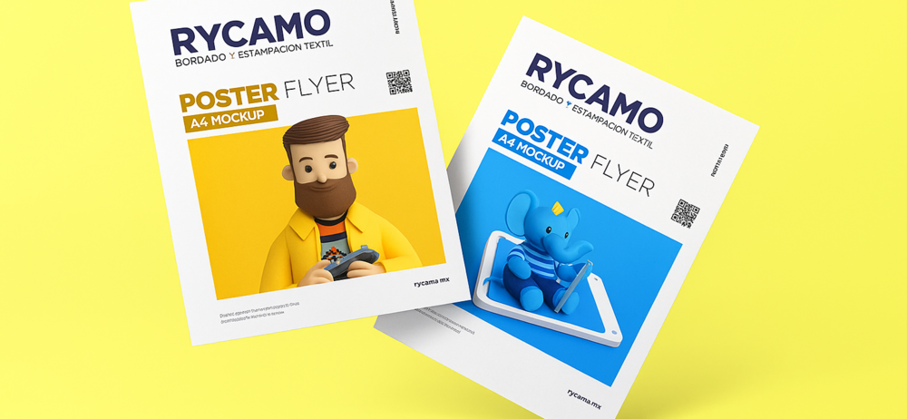Flyers publicitarios personalizados impresos a todo color